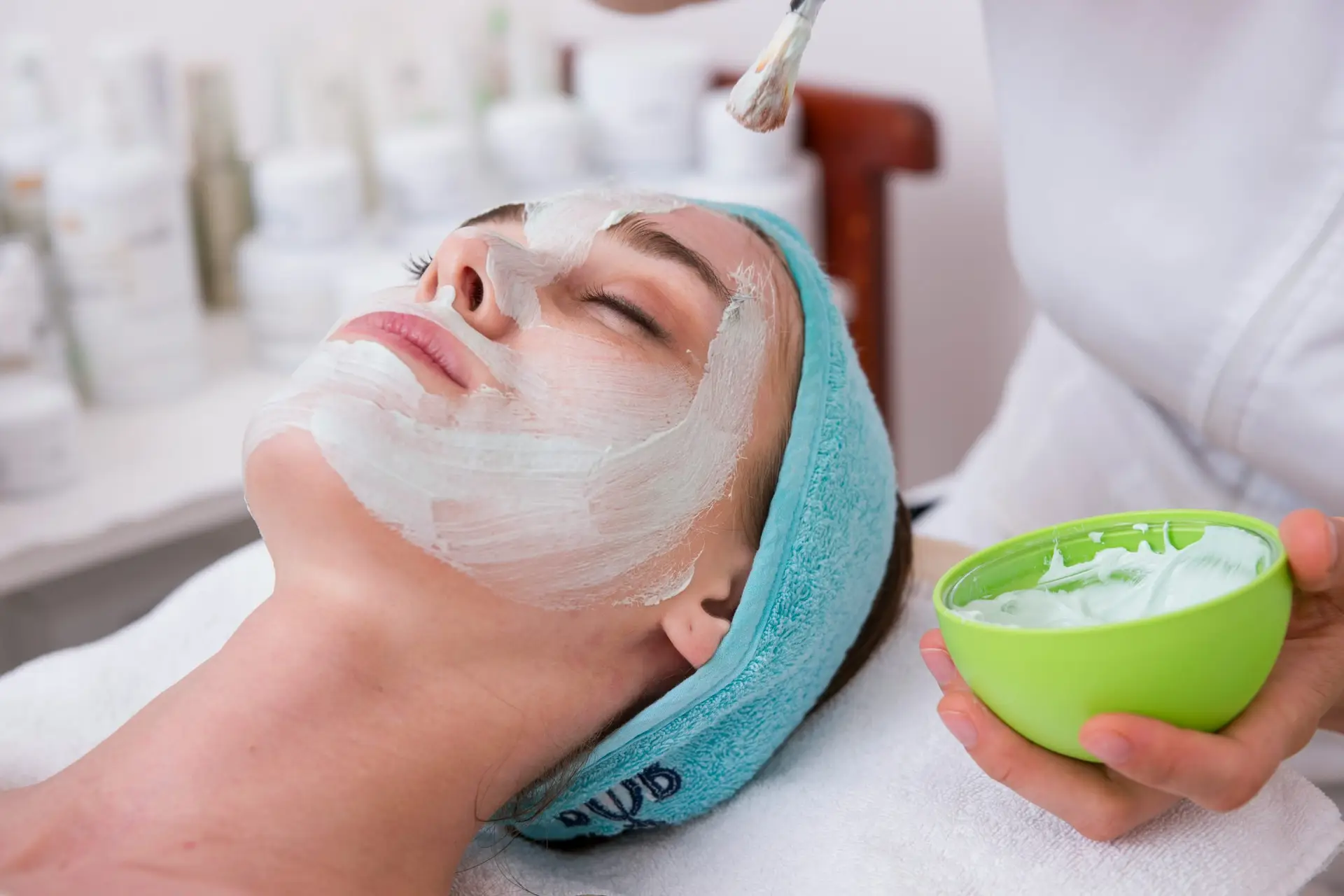 après peeling visage épilation